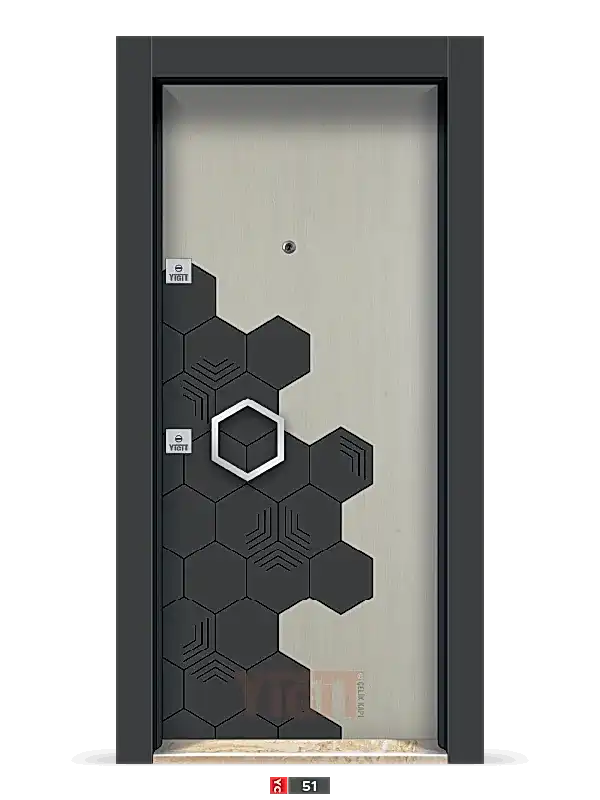 YC-51 Elit Laminoks Çelik Kapı