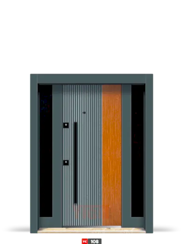 Çift Panelli Modern Kompozit Kapı Modeli YC 105